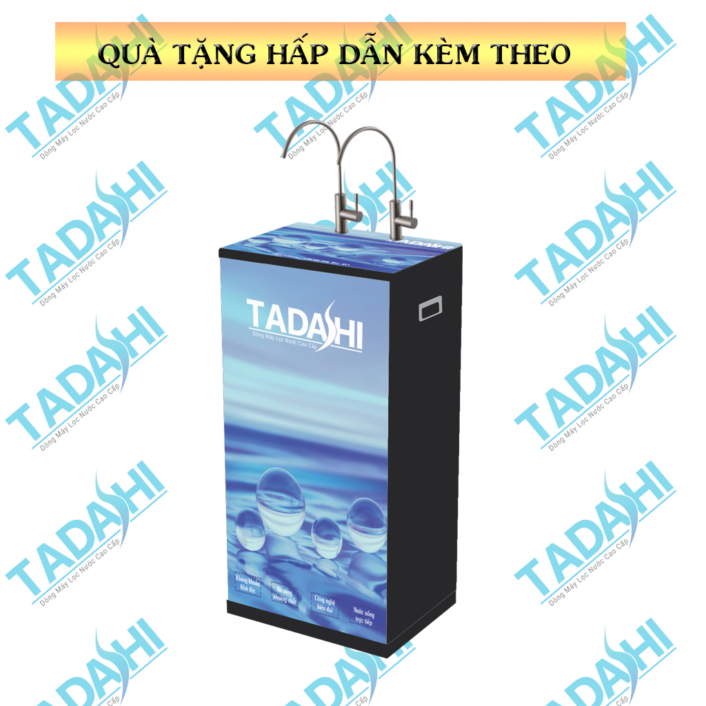 Máy lọc nước RO Tadashi 2 vòi nóng nguội 11 cấp lọc TA - NN11X (Kết nối nhanh)
